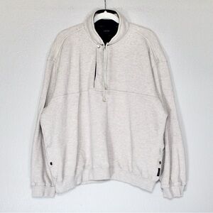 Vintage Izod Black Knit Sweater Quarter Zip